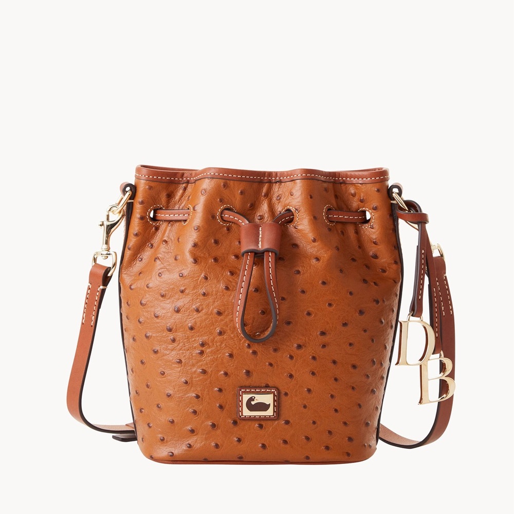 DOONEY & BOURKE NWT
Ostrich Small Drawstring Purse w/ continental clutch wallet